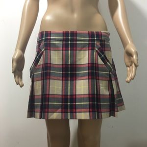 PRINCESS VERA WANG Plaid Skirt